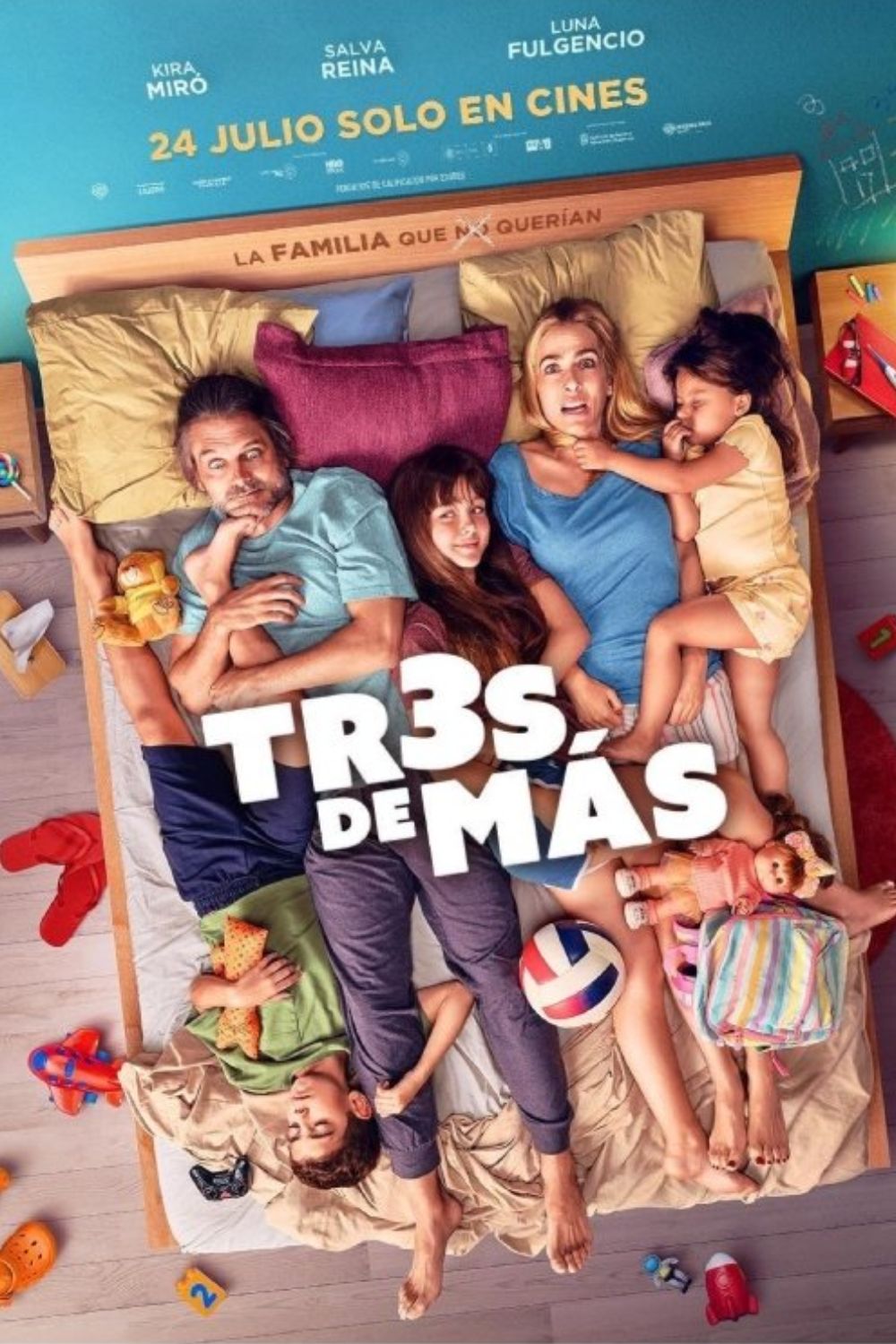 Póster de Tres de más