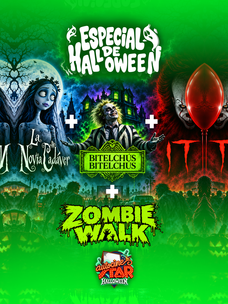 Póster de ESPECIAL HALLOWEEN: Zombie Walk + La Novia Cadáver + Bitelchús Bitelchús + IT