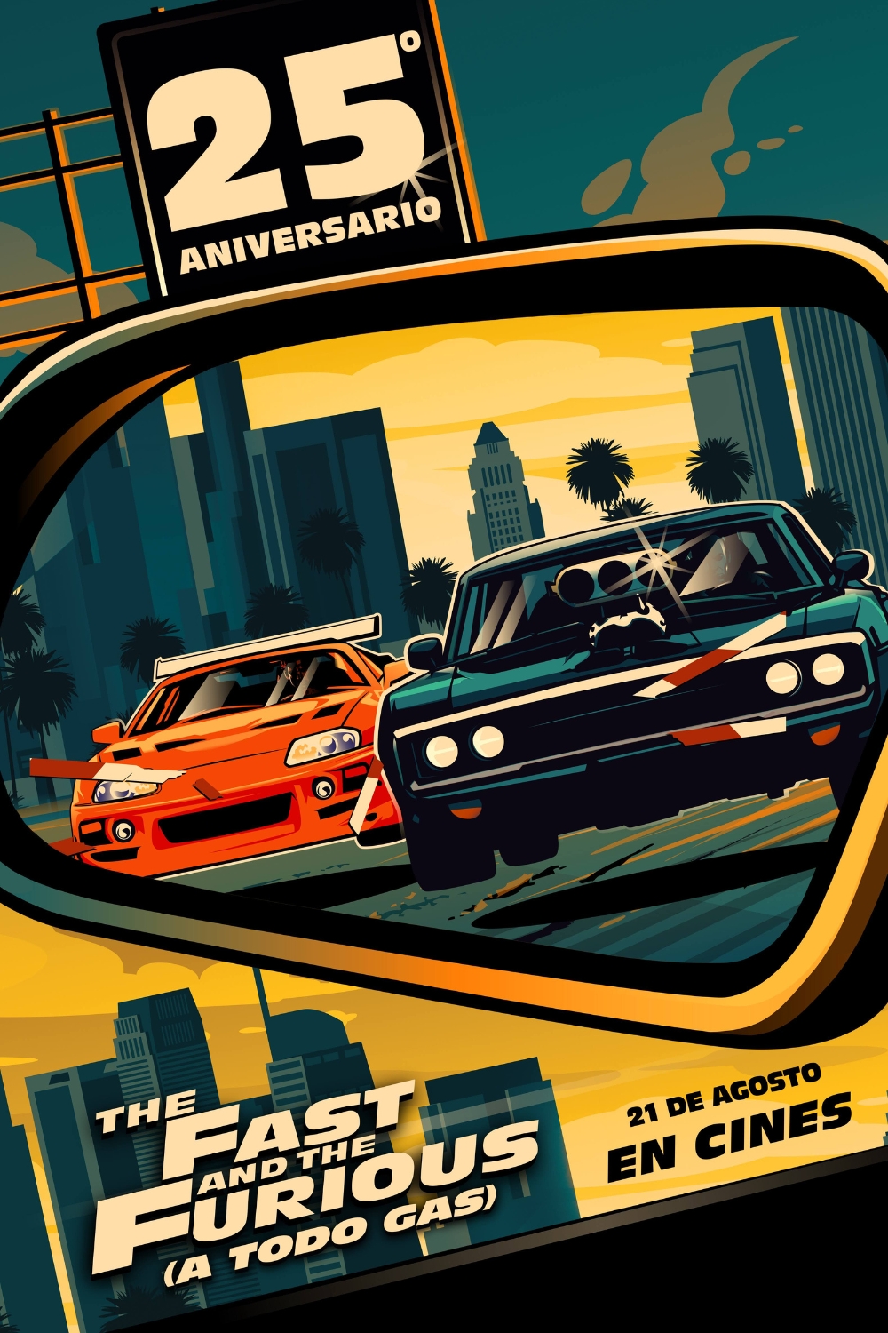 Póster de Exposición + Fast & Furious 25 aniversario