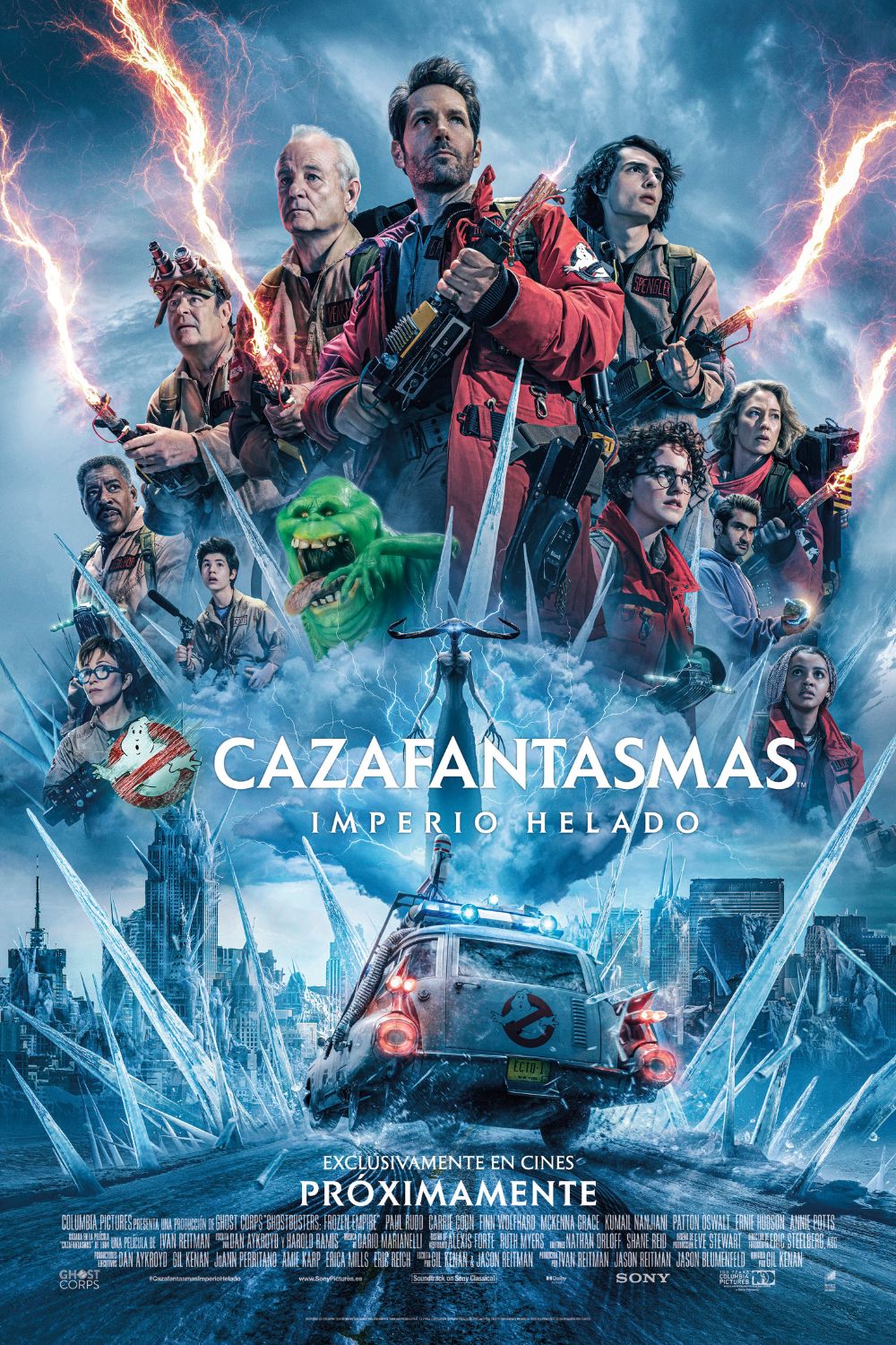 Póster de Cazafantasmas: Imperio Helado