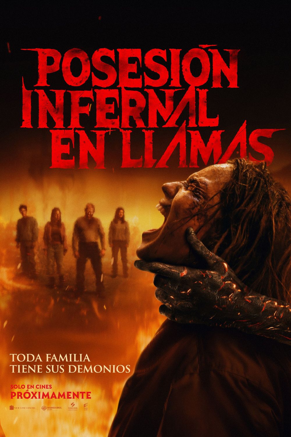 Póster de Posesión Infernal: En Llamas