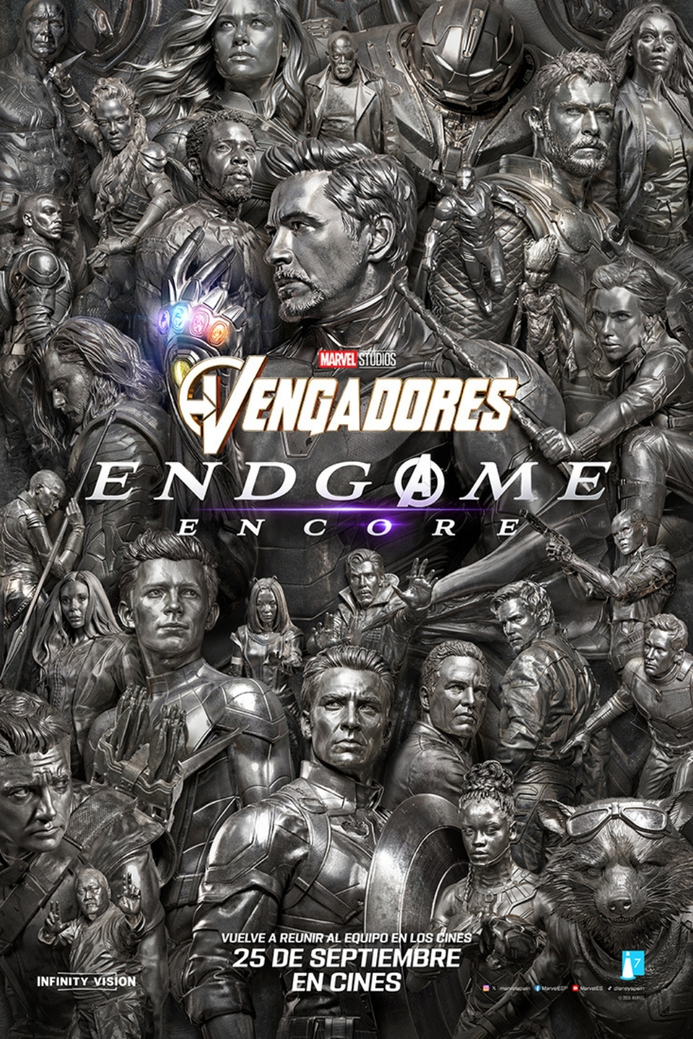 Póster de Vengadores Endgame Encore